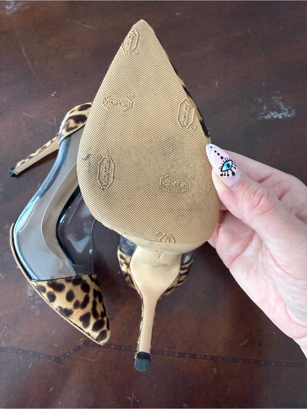 ✨SALE ✨Gianvito Rossi leopard detailed heeled shoes ✨SALE ✨ - Picture 9 of 14
